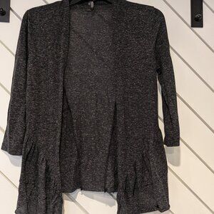 Charlotte Russe Grey Sweater Cover Up Shrug Cardigan